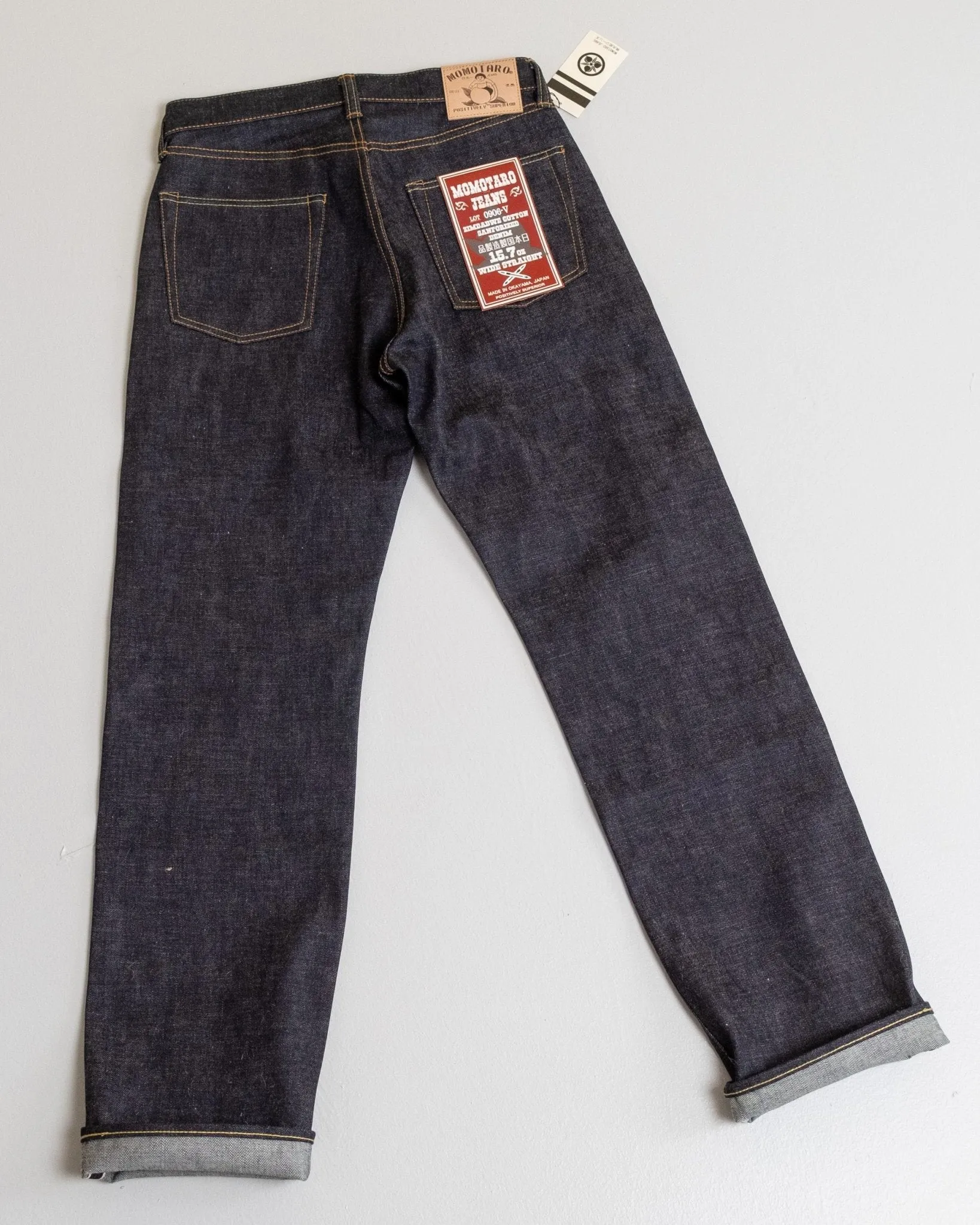 0906-V 15.7 oz Zimbabwe Cotton Wide Straight Jeans