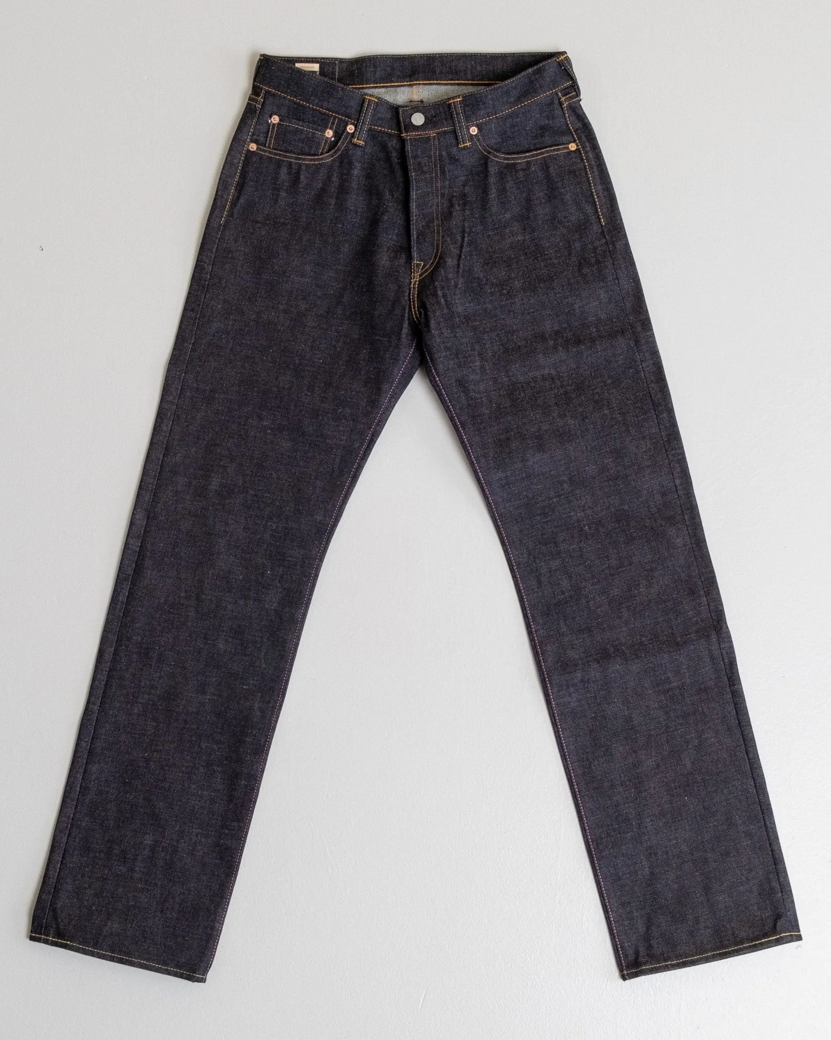 0906-V 15.7 oz Zimbabwe Cotton Wide Straight Jeans