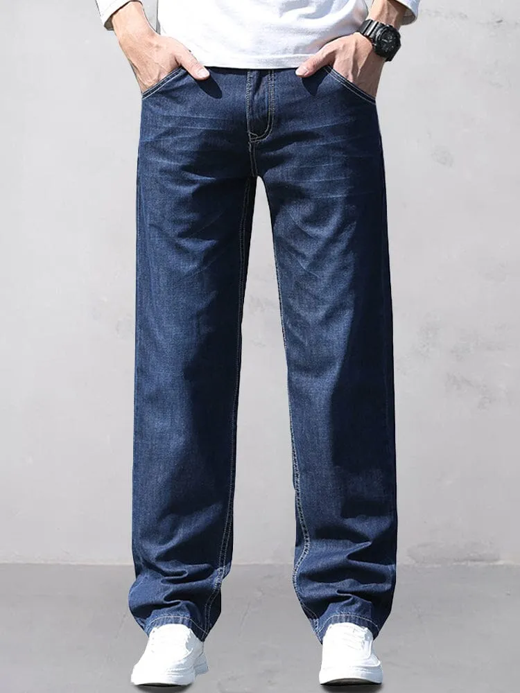 100% Cotton Straight Leg Jeans