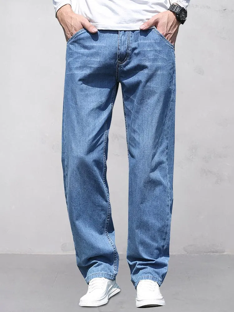 100% Cotton Straight Leg Jeans