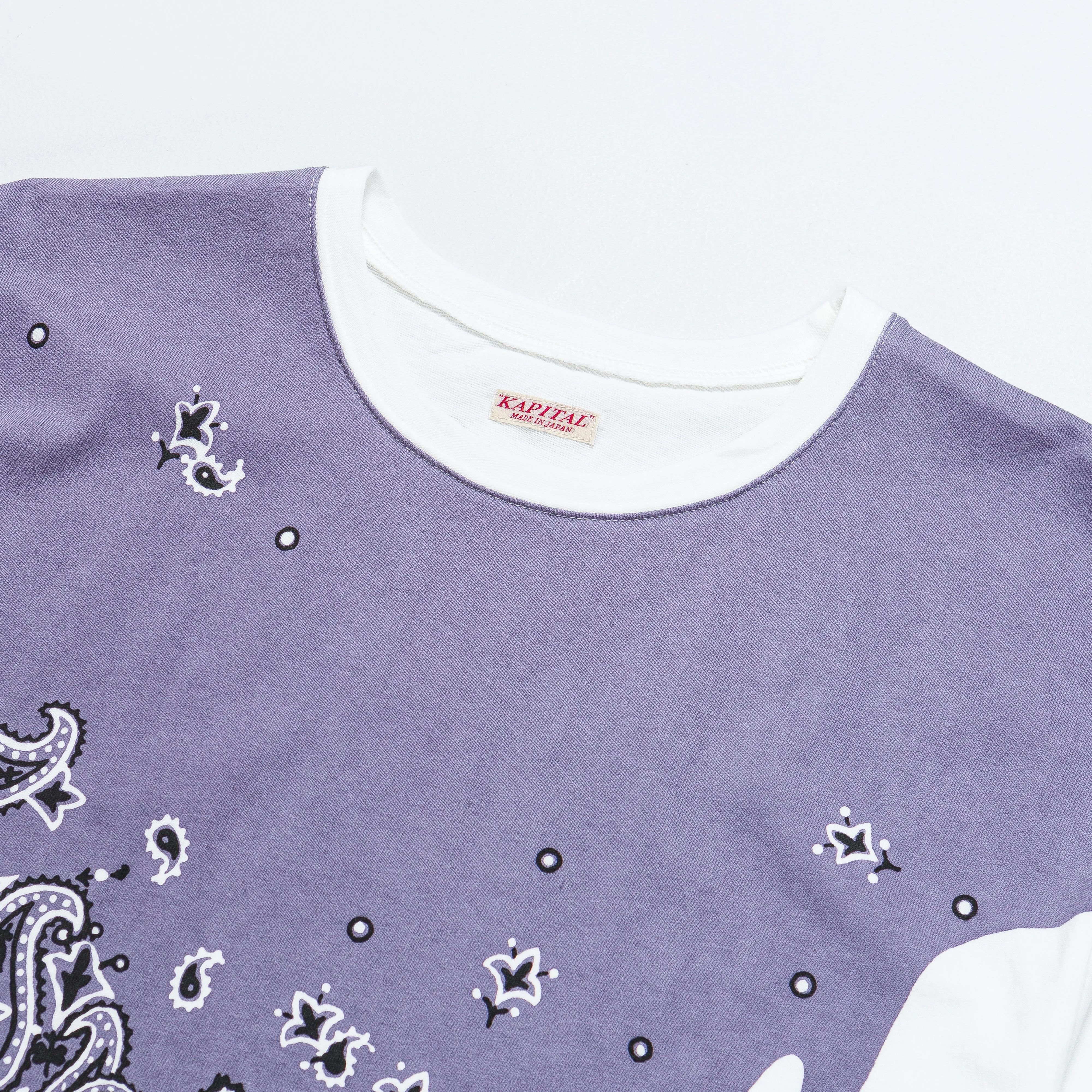 20/-Jersey Crew T (TOROTORO BANDANA) - Aubergine