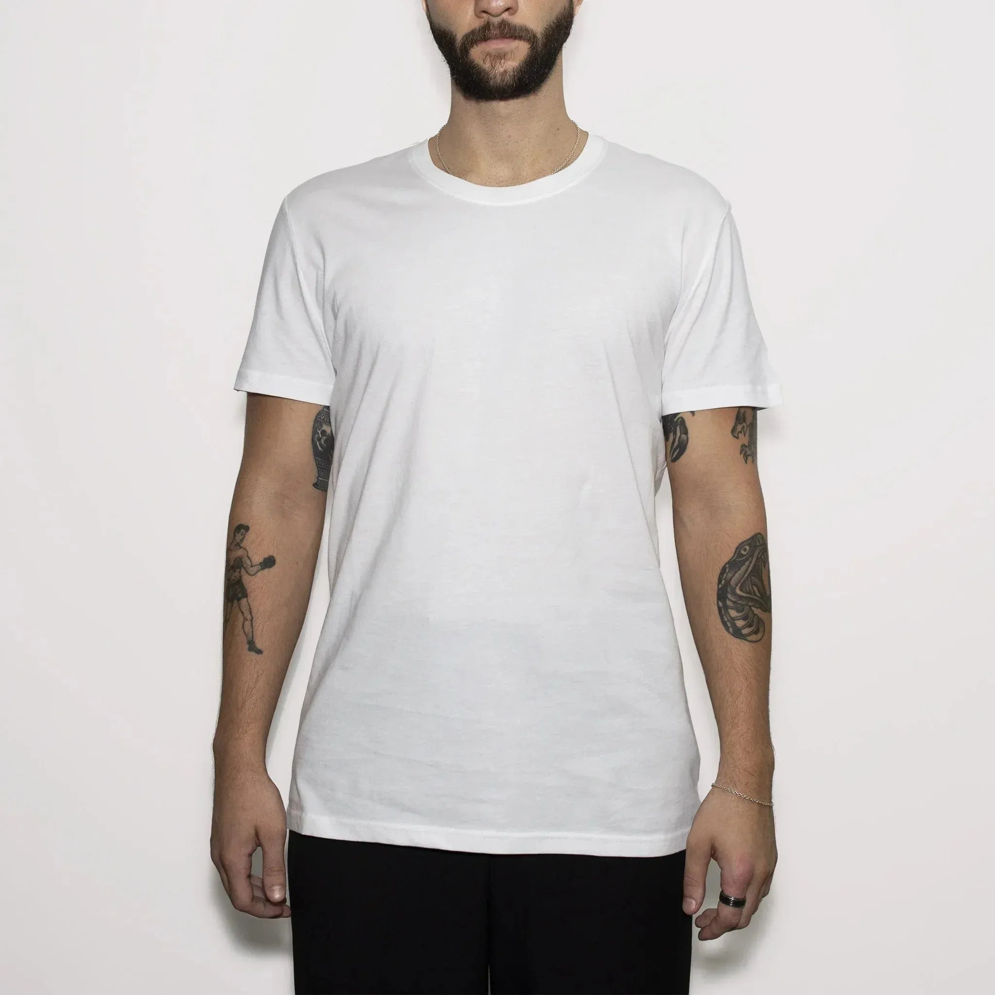 3 Pack | Men’s T-Shirts, Recycled Cotton, White