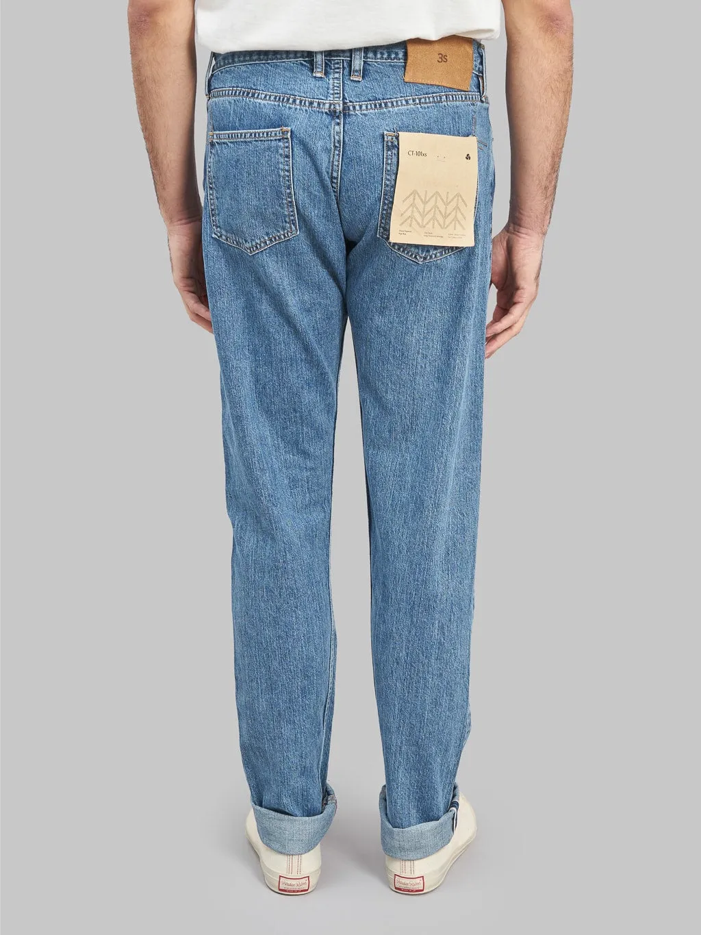 3sixteen CT-101xs Stonewashed Indigo Selvedge Classic Tapered Jeans