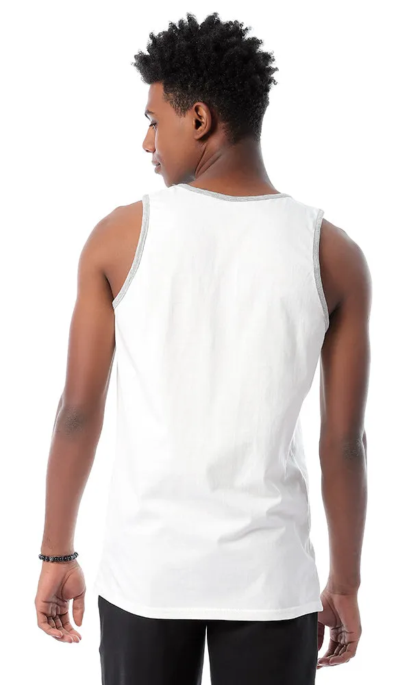 54058 Boarding Summer Comfy Tank Tops - Off-White