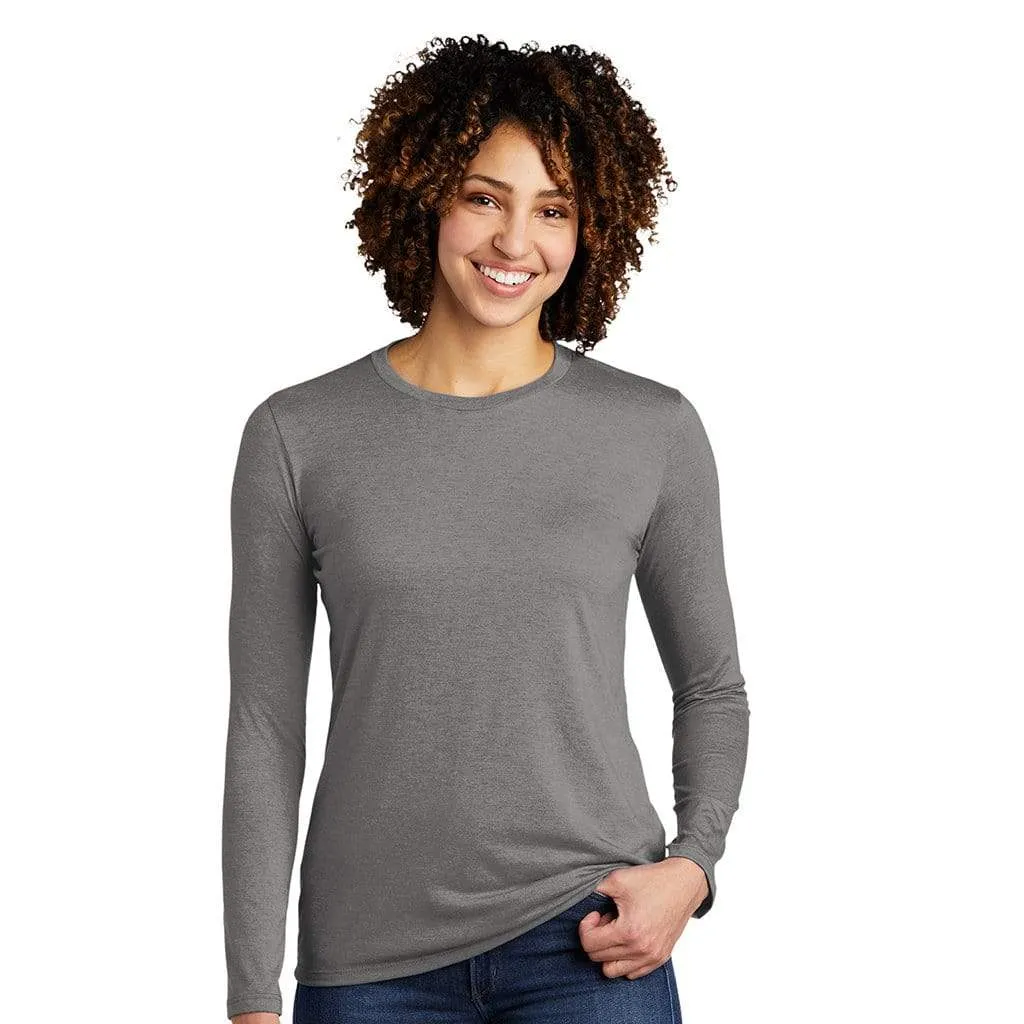 Allmade Women's Tri-Blend Long Sleeve Crewneck Shirt