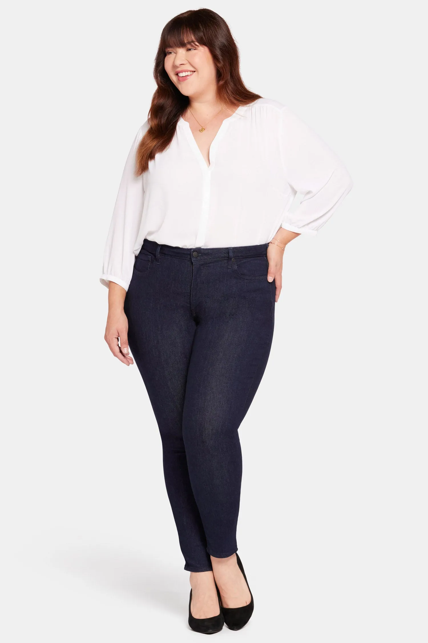 Ami Skinny Jeans In Plus Size - Rinse