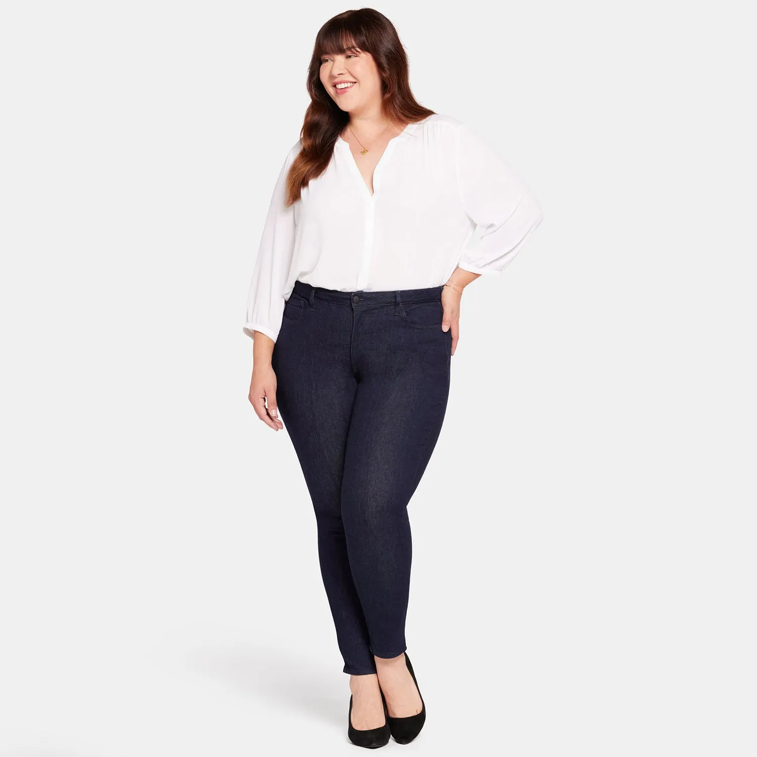 Ami Skinny Jeans In Plus Size - Rinse