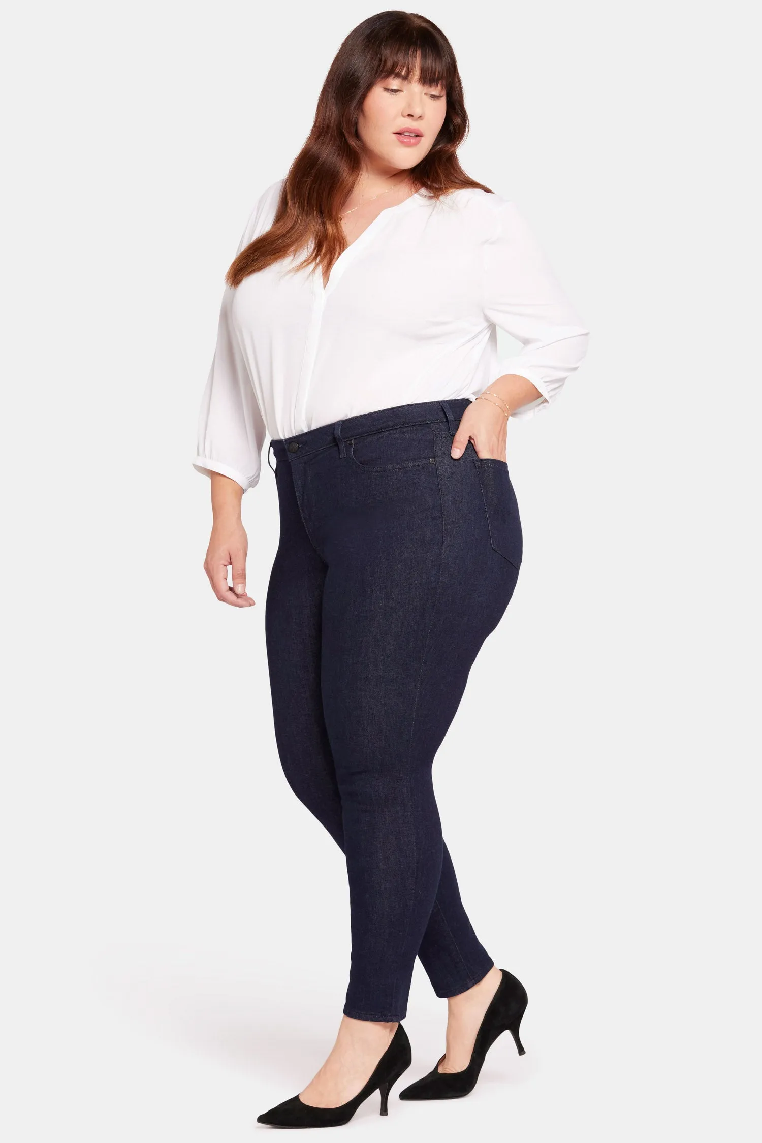 Ami Skinny Jeans In Plus Size - Rinse