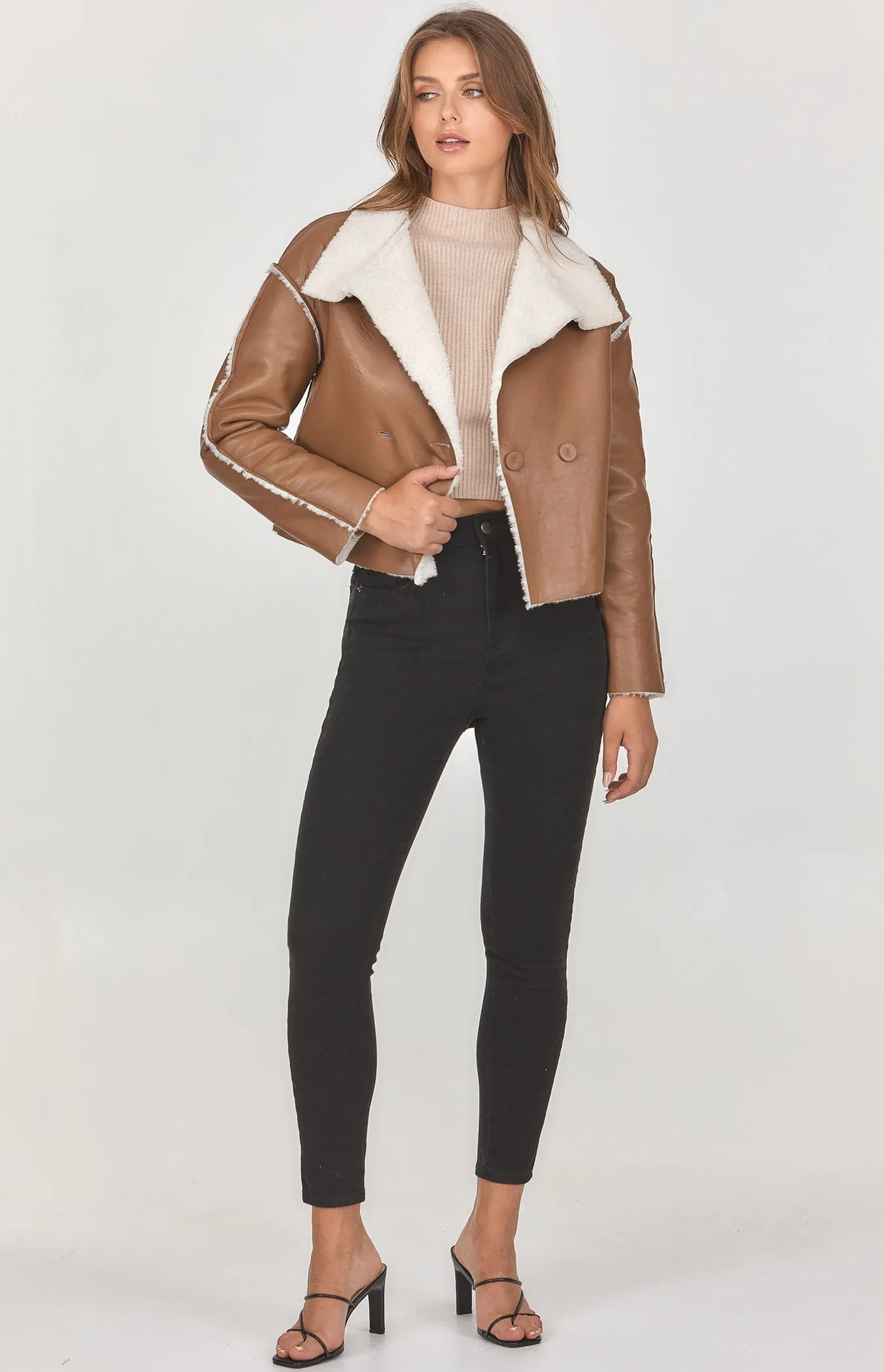 ANDREA AVIATOR JACKET