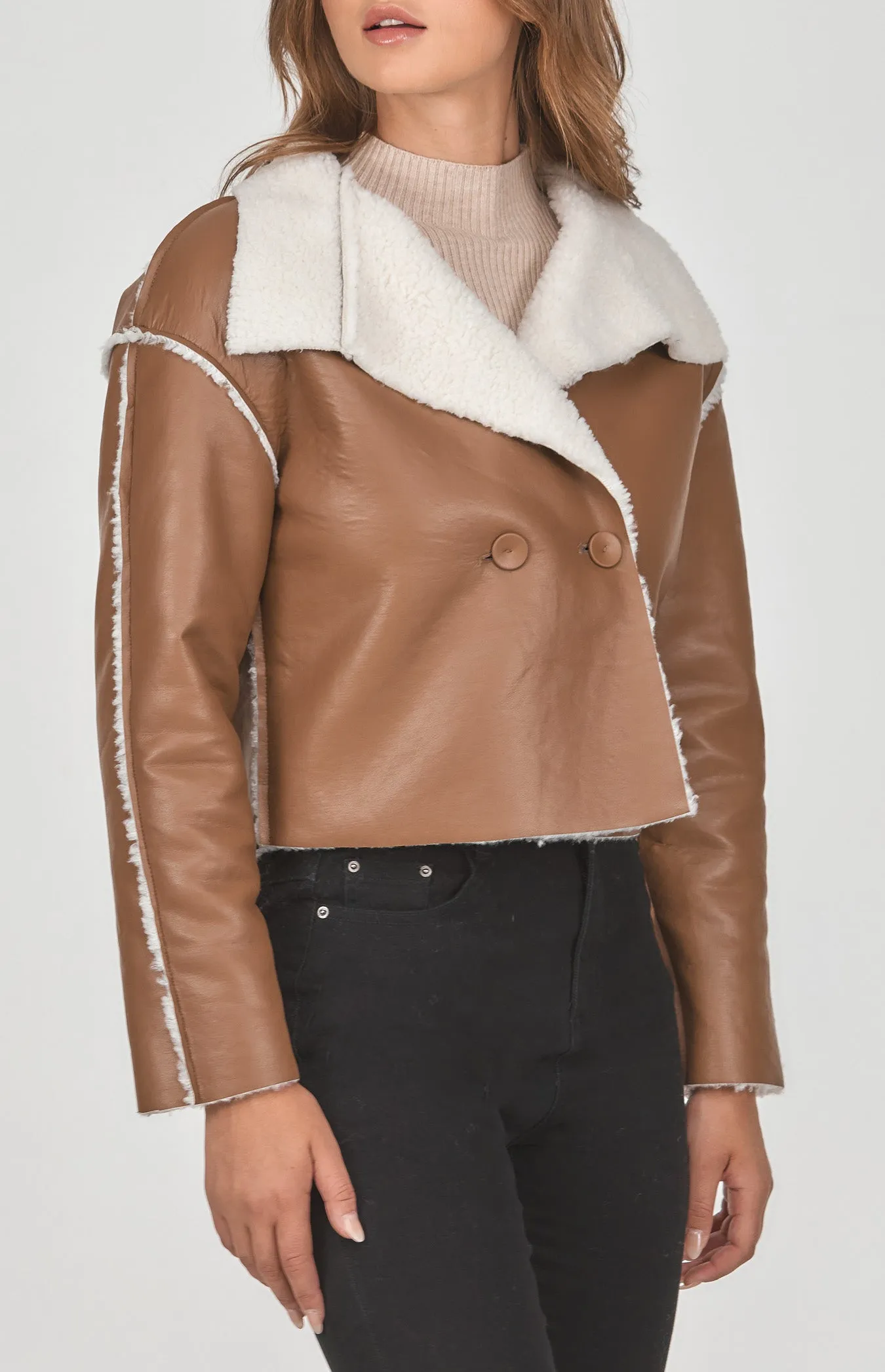 ANDREA AVIATOR JACKET