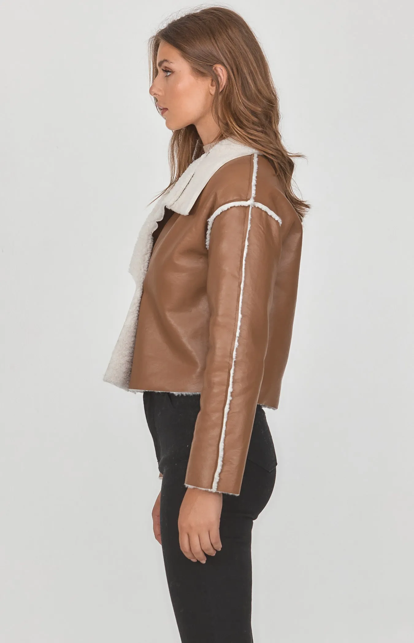 ANDREA AVIATOR JACKET