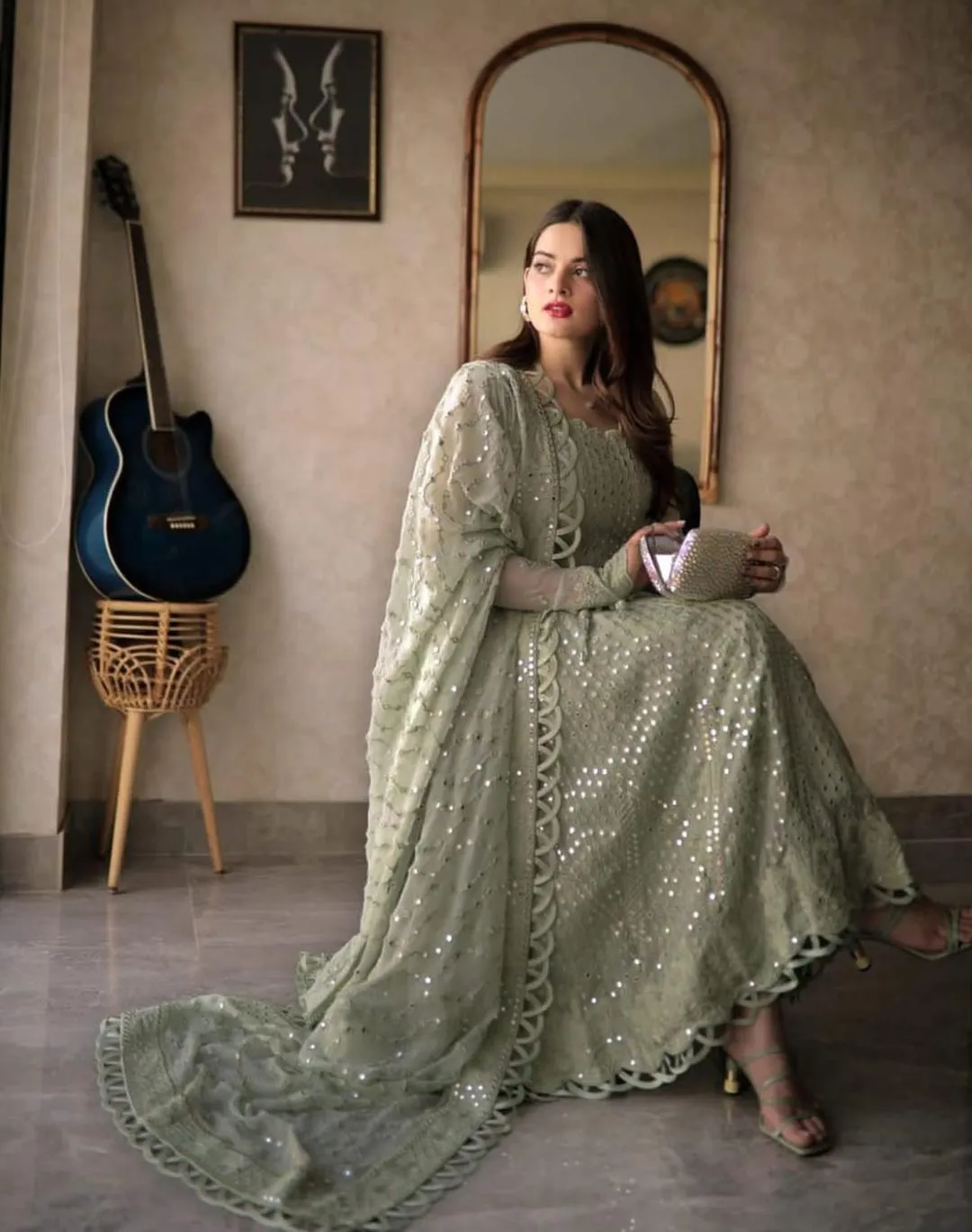 Asim Jofa Chiffon Suit