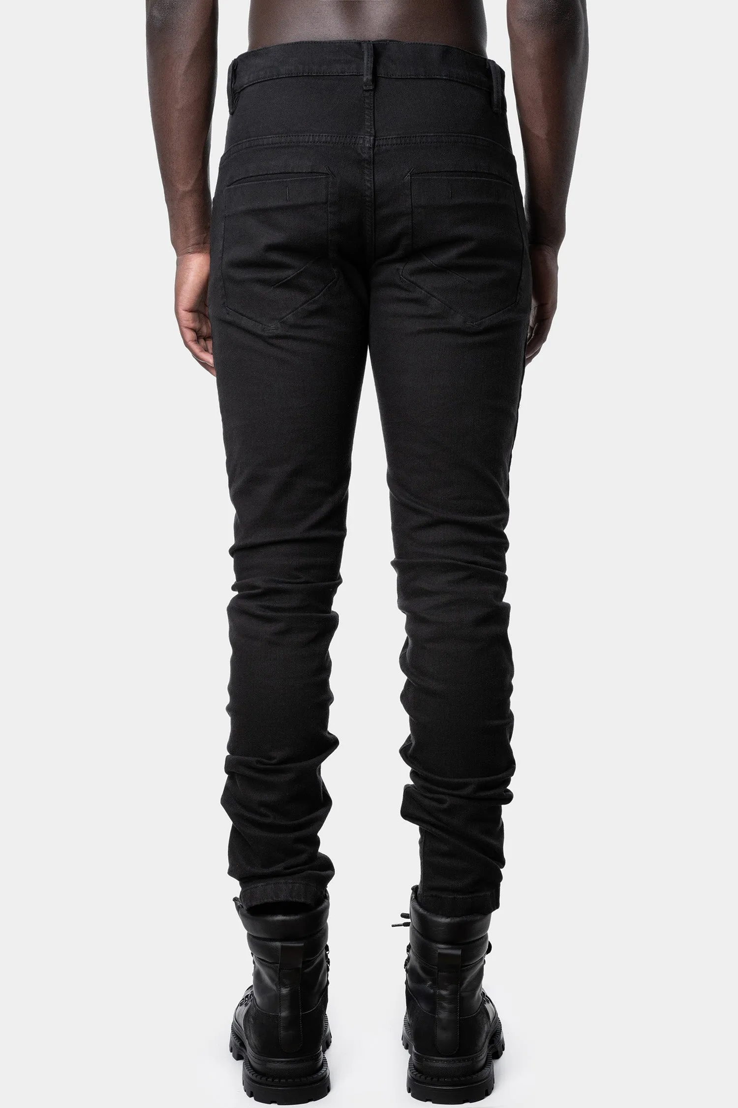 Asymmetrical pocket pants