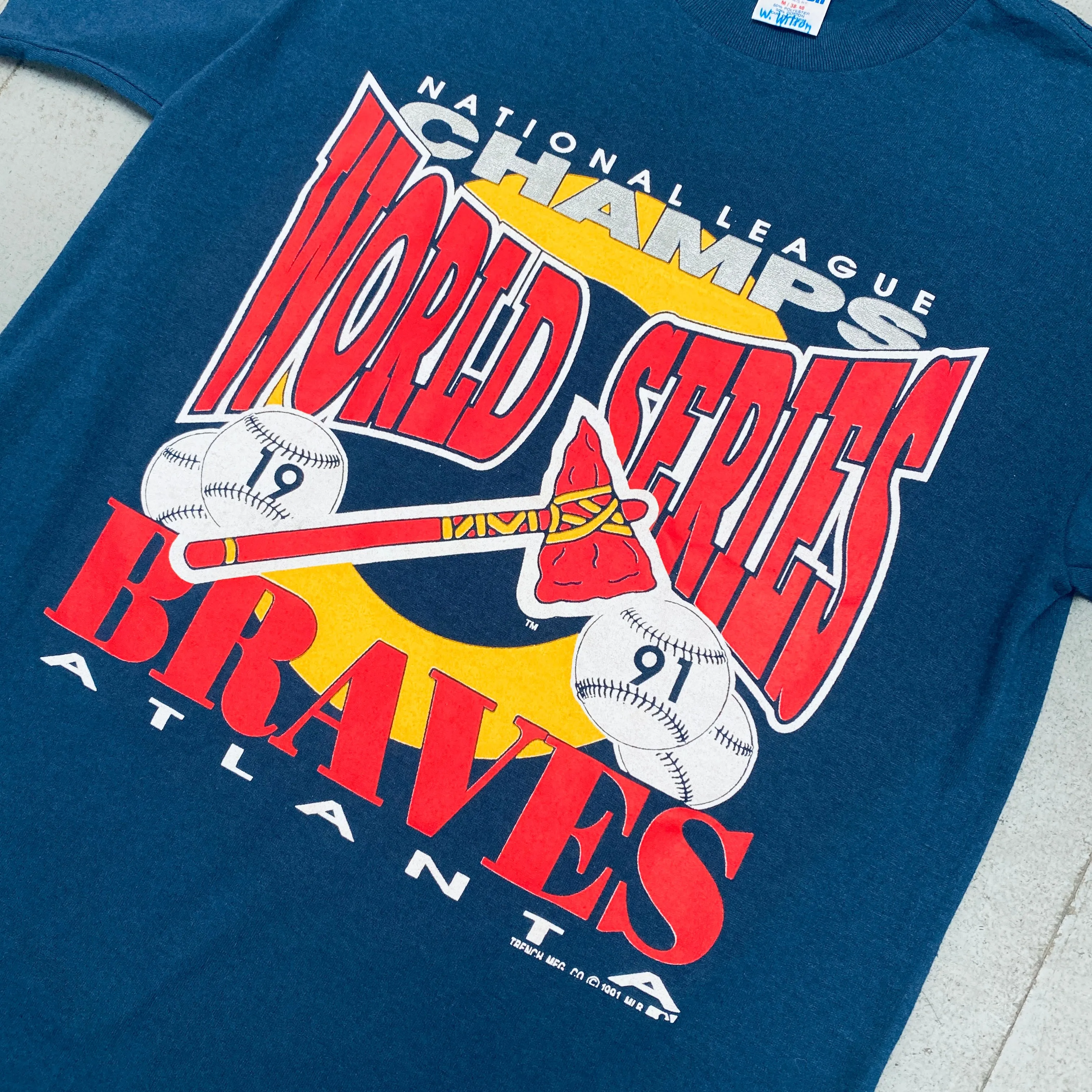 Atlanta Braves: 1991 National League Champions Tee (S/M)