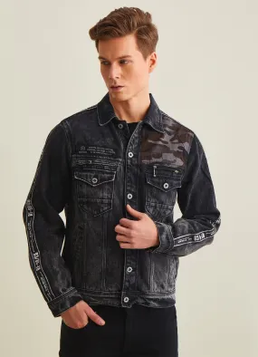 Black Denim Street Wear Jacket