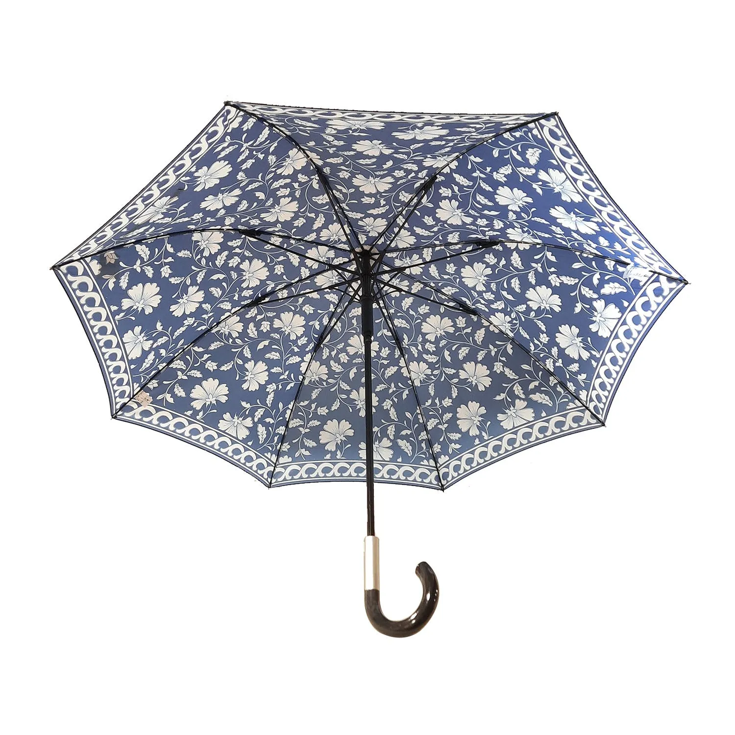 Blue Pottery Digital Printed Umbrella (Golf)