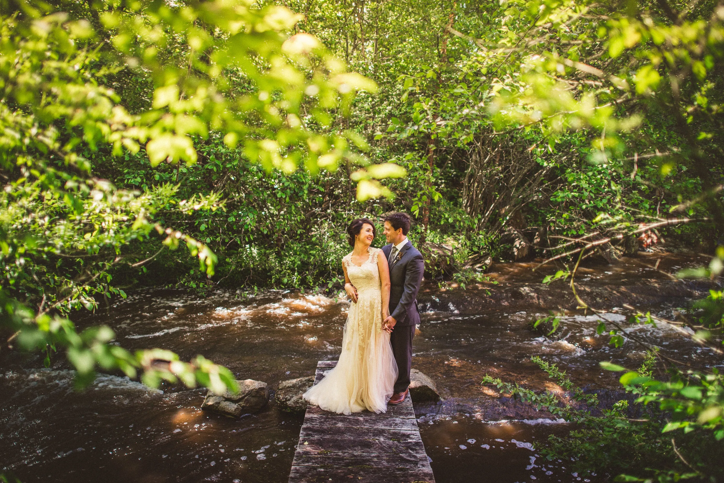 Blush Boho Lace Wedding Dress KORYNNE