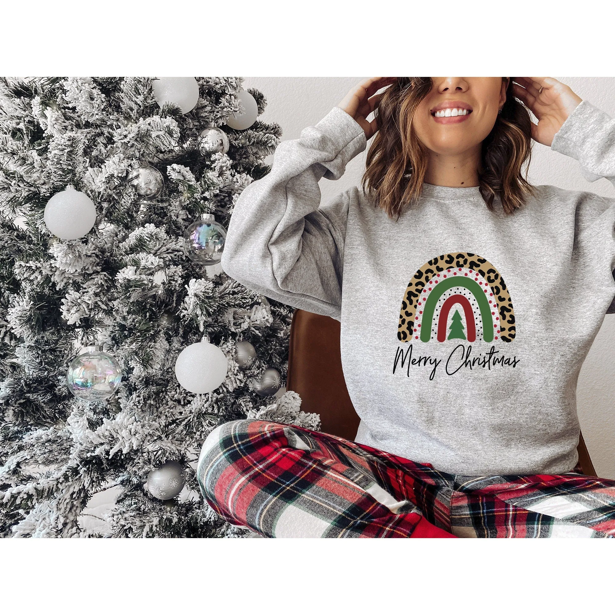 Boho Merry Christmas Sweatshirt