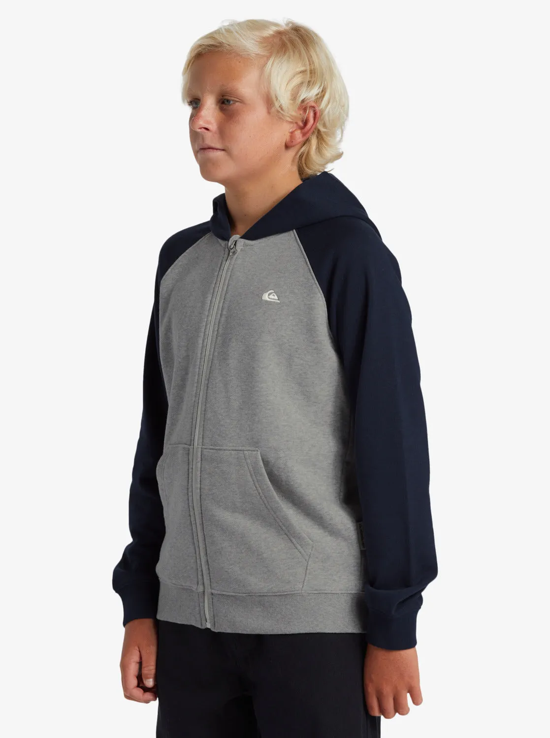 Boys 8-16 Easy Day Zip Pullover Sweatshirt - Dark Navy