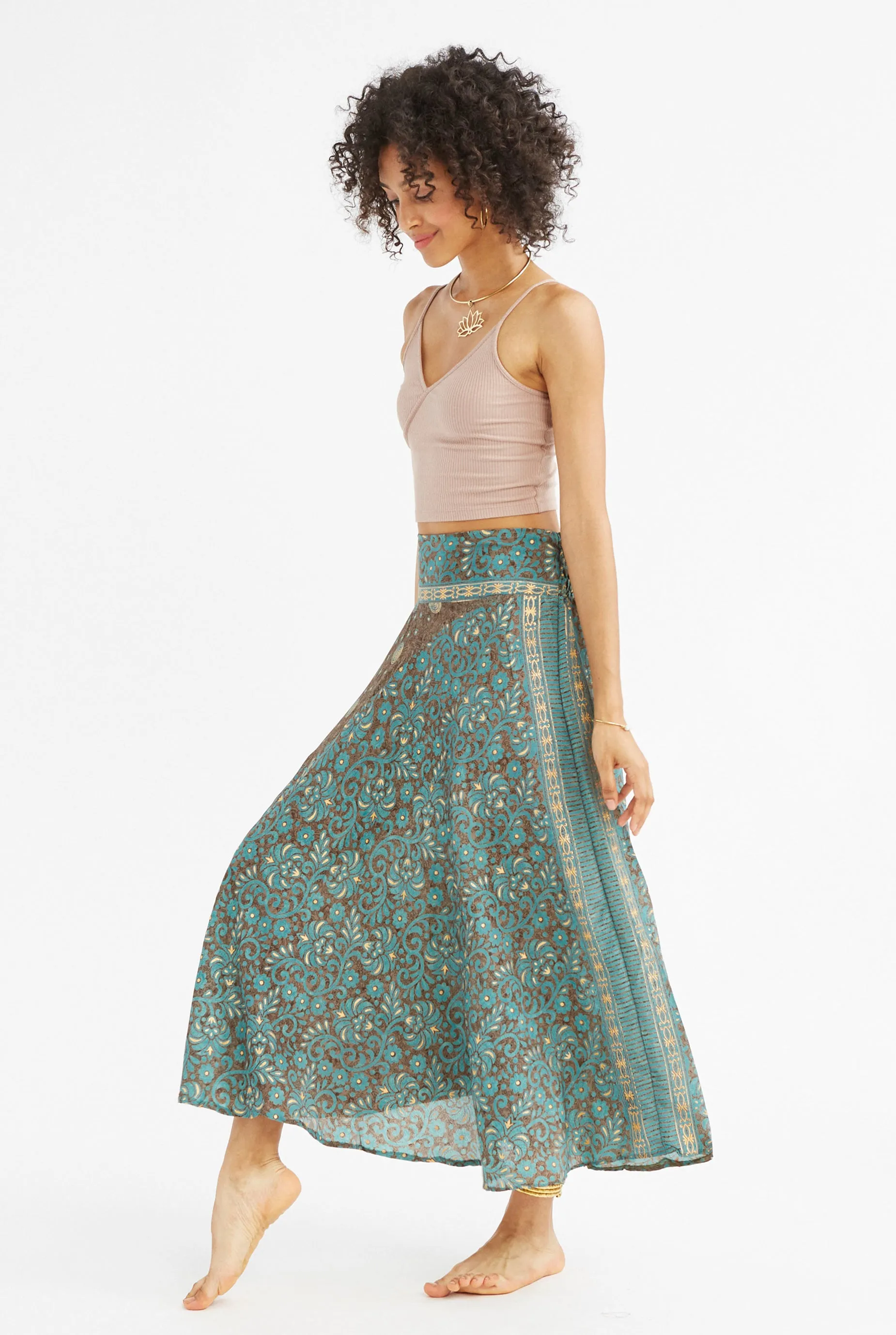 Camila Silk Skirt