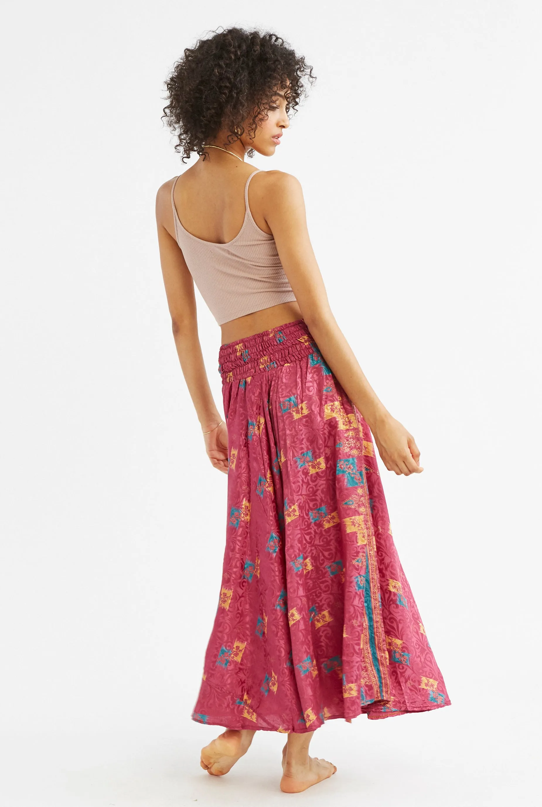 Camila Silk Skirt