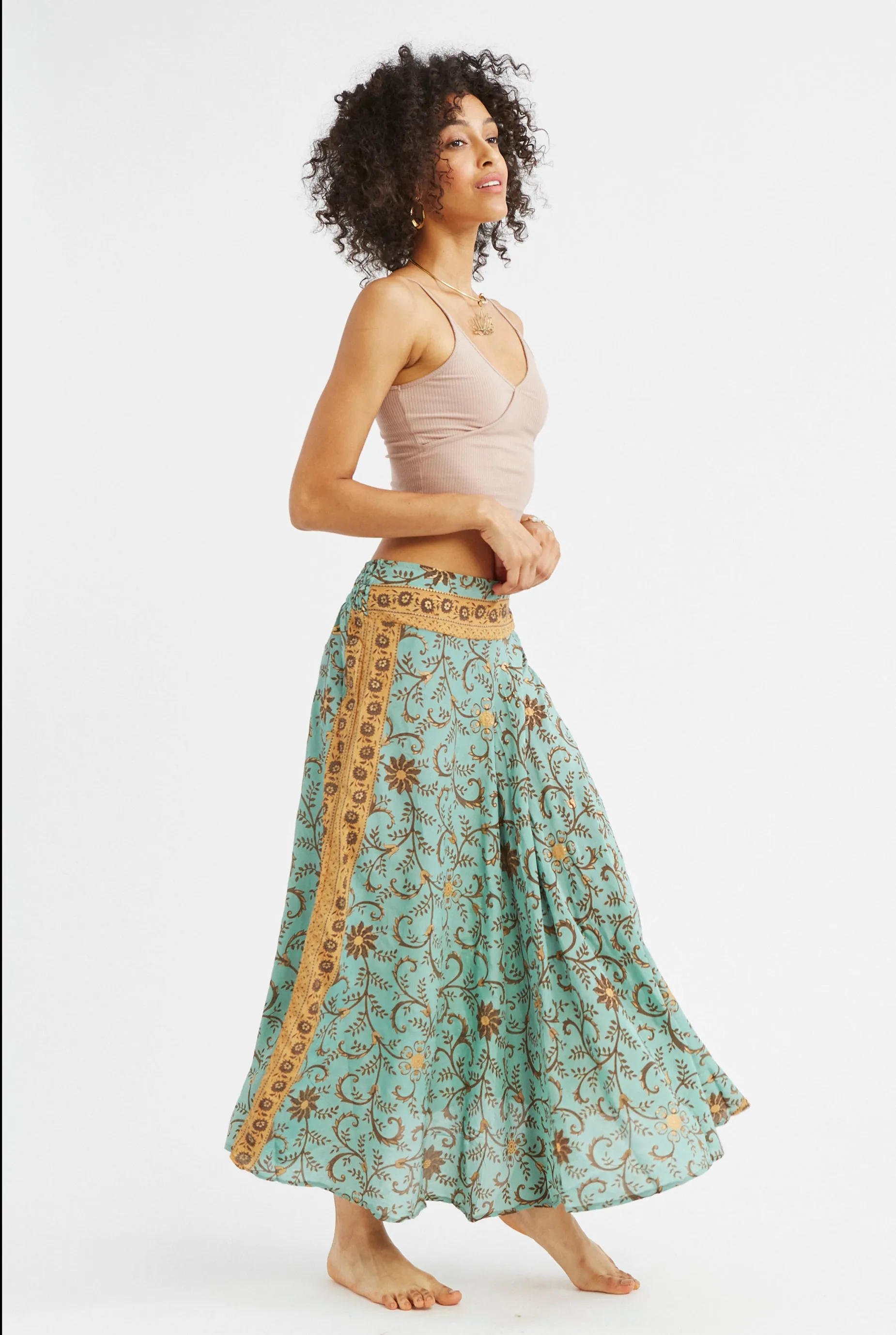 Camila Silk Skirt