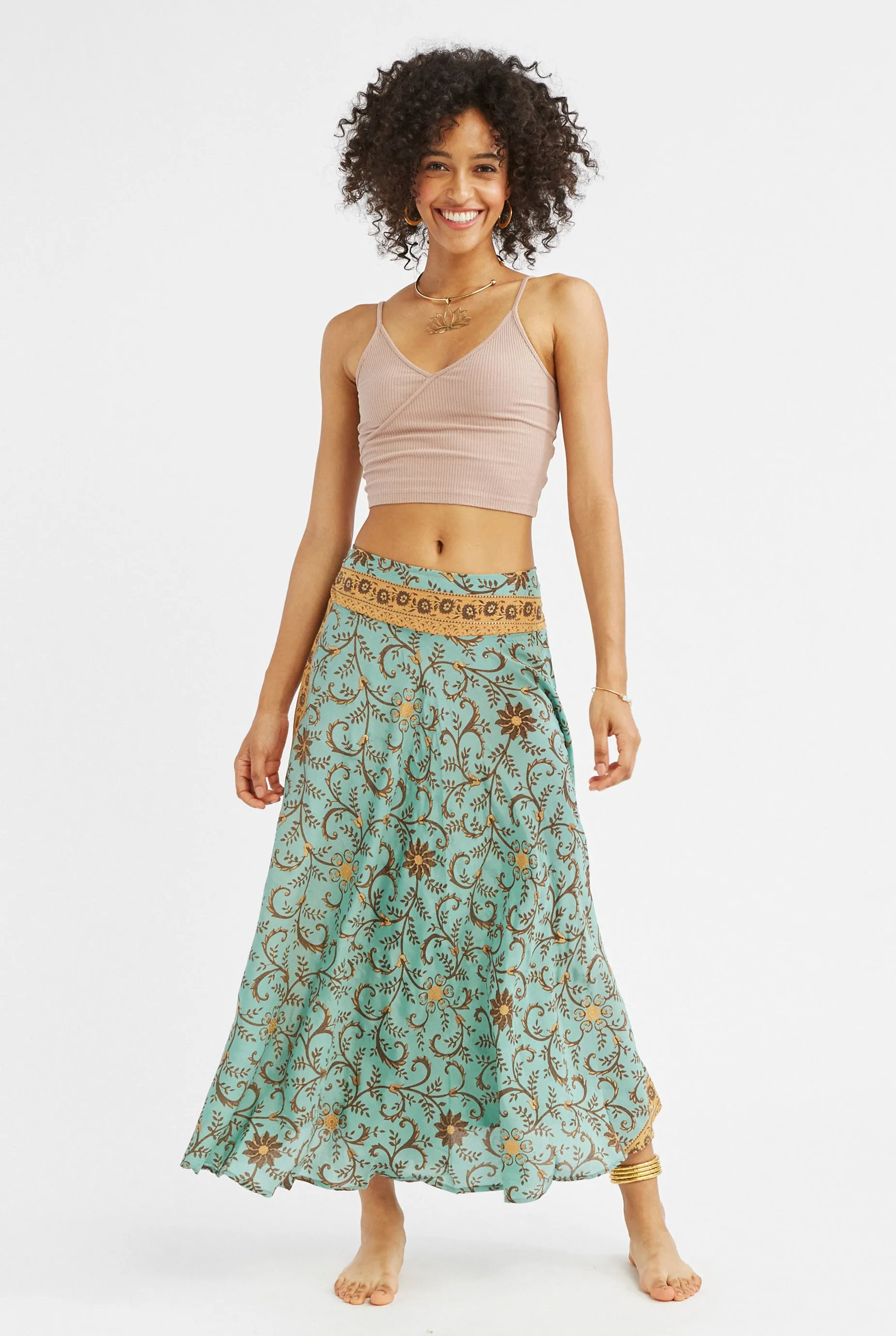 Camila Silk Skirt