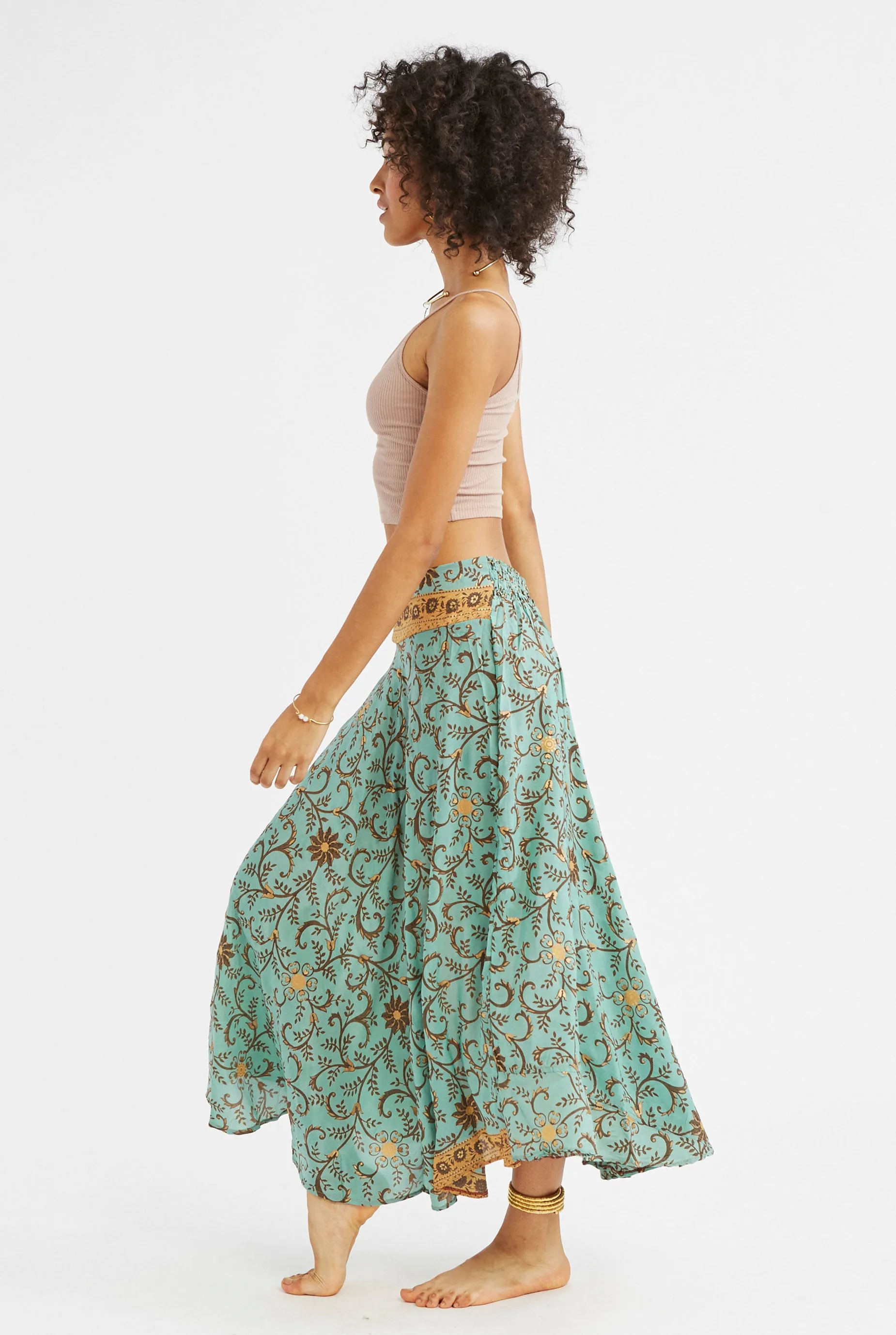 Camila Silk Skirt