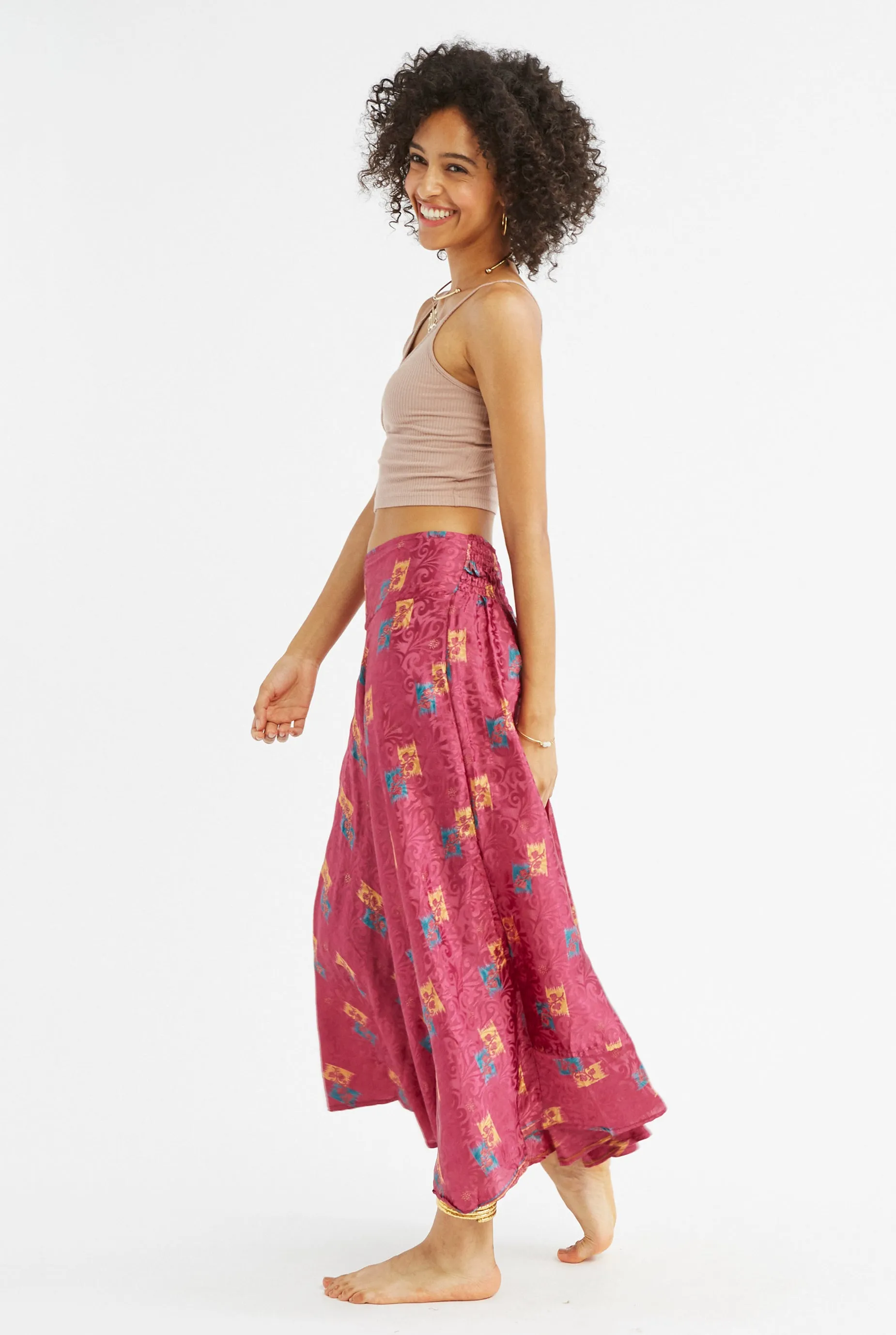 Camila Silk Skirt