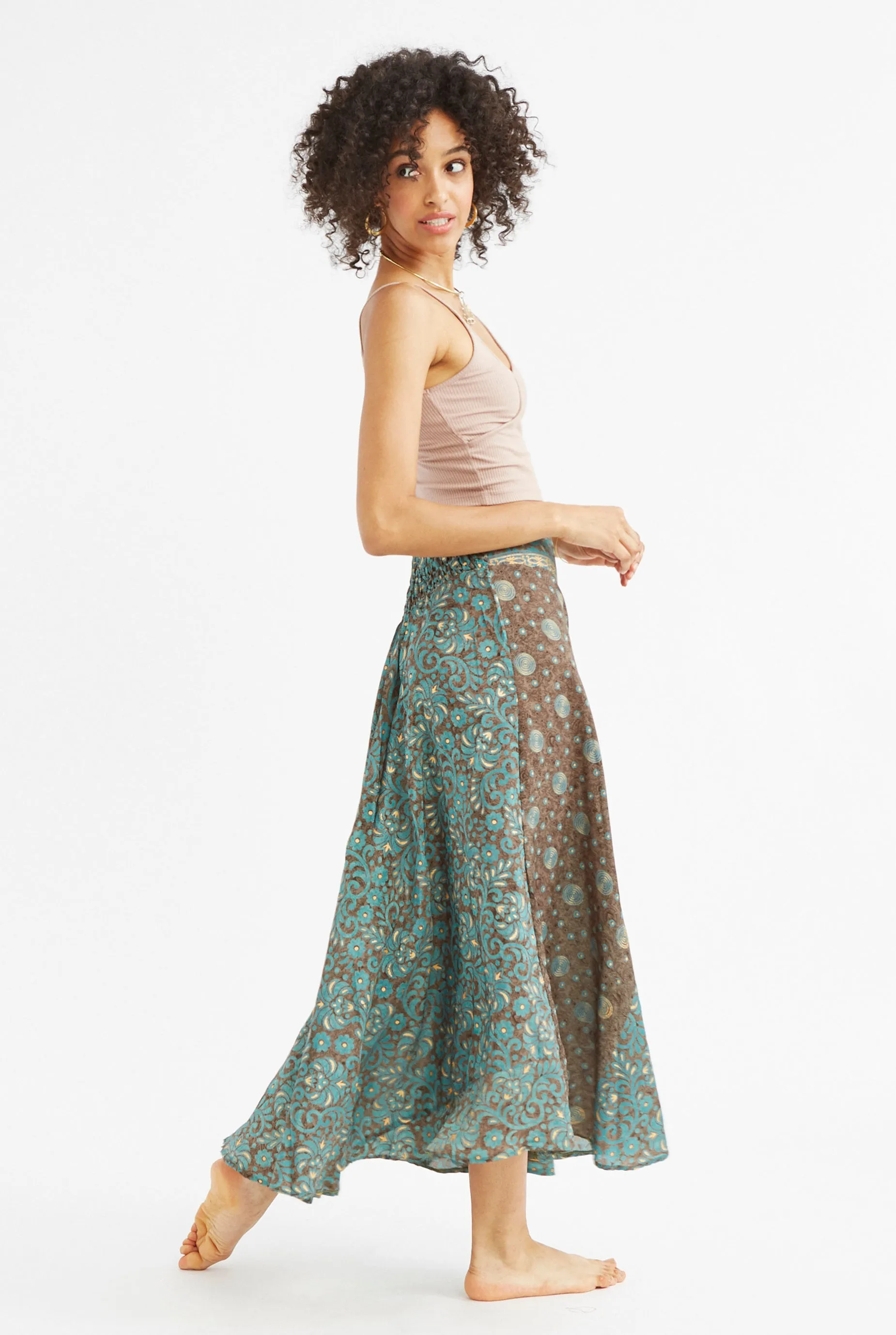 Camila Silk Skirt