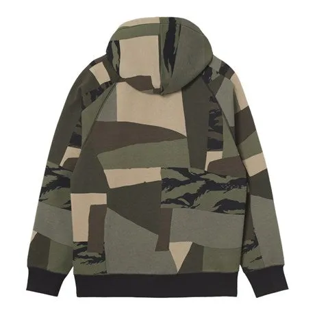 CARHARTT WIP HOODED CHASE SWEAT CAMO MEND