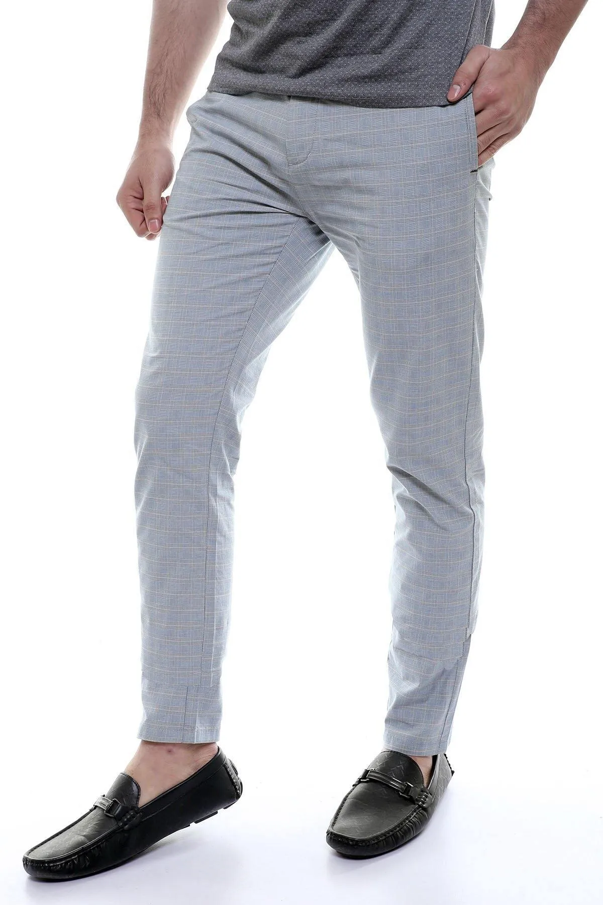 CASUAL PANT 5 POCKET ITALIAN FIT SKY WHITE