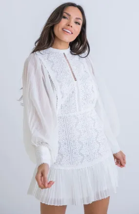 Chiffon Dress | White