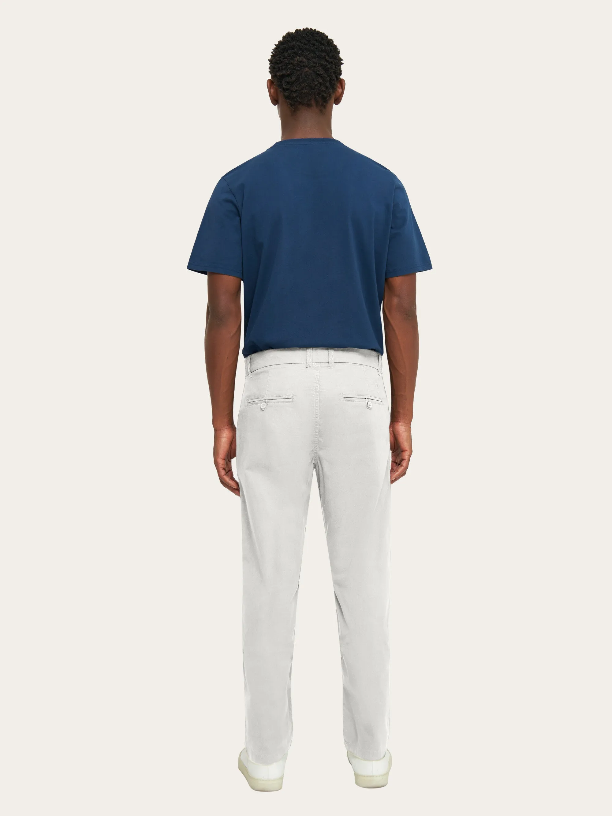 CHUCK regular chino poplin pant - Snow White