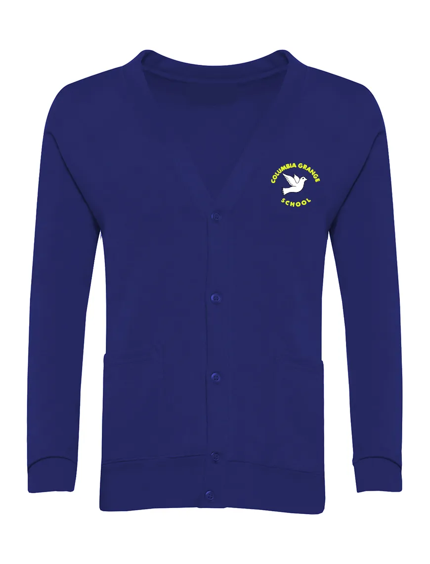 Columbia Grange School Royal Blue Cardigan