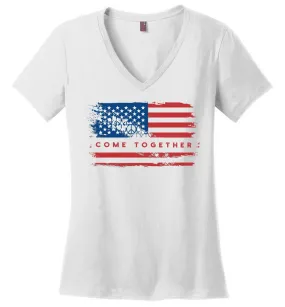 Come Together Flag V-neck