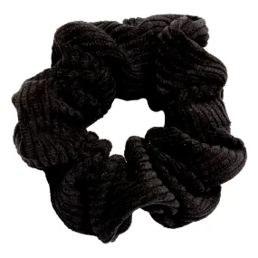 Corduroy Scrunchie in Black