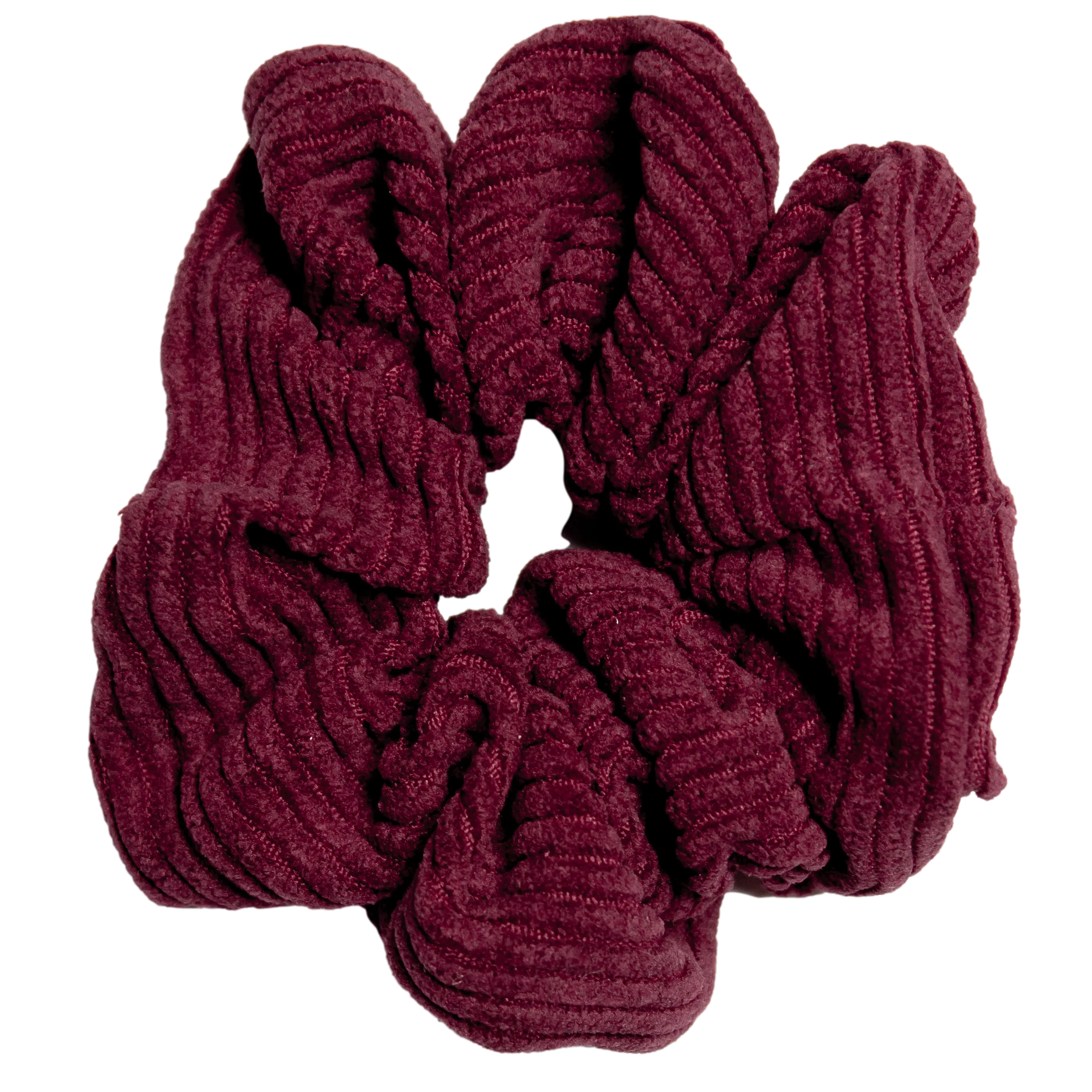 Corduroy Scrunchie in Burgundy