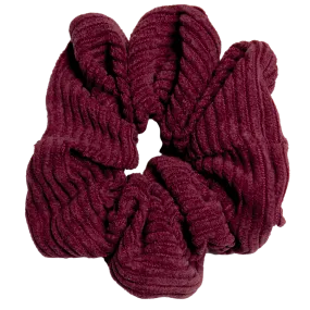 Corduroy Scrunchie in Burgundy