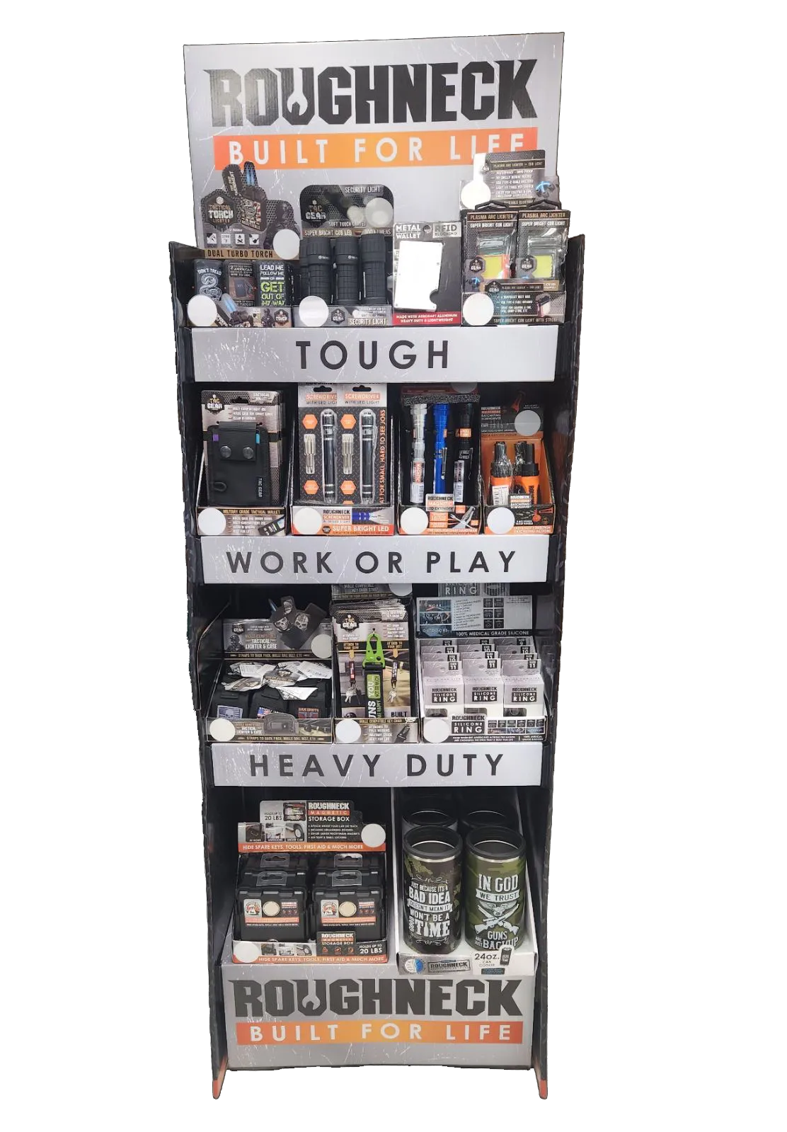 Curated Roughneck Top Seller Floor Display 88660