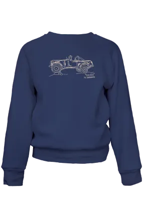 Custom Car Kids' Classic Crew Pullover