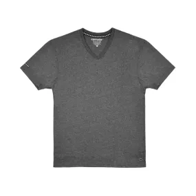 Deck Logo Premium V-neck - Charcoal Heather