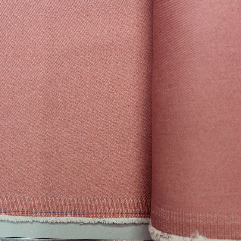 Dressmaking Coloured Stretch Denim - Salmon Pink