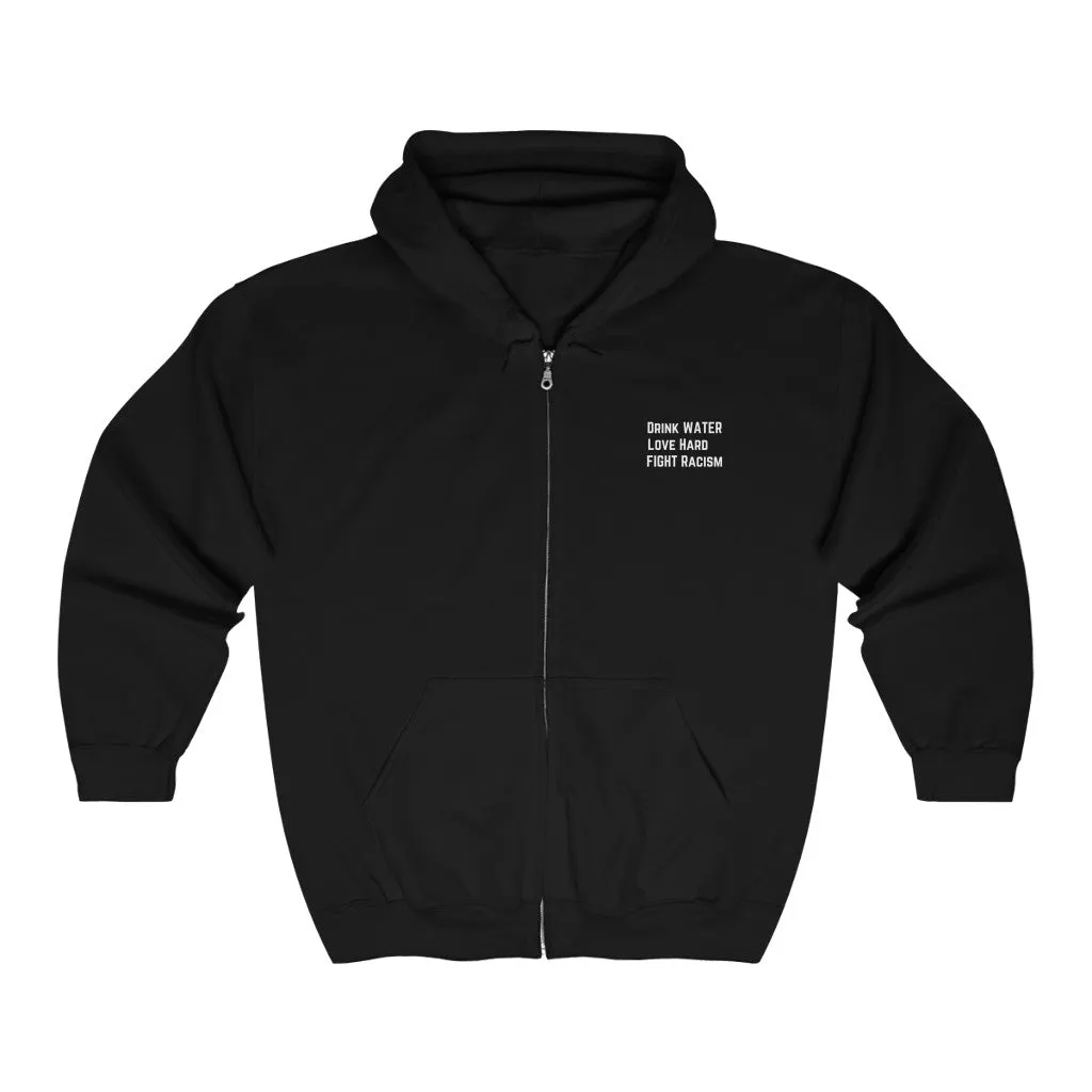 Drink Water Unisex Full Zip Hoodie