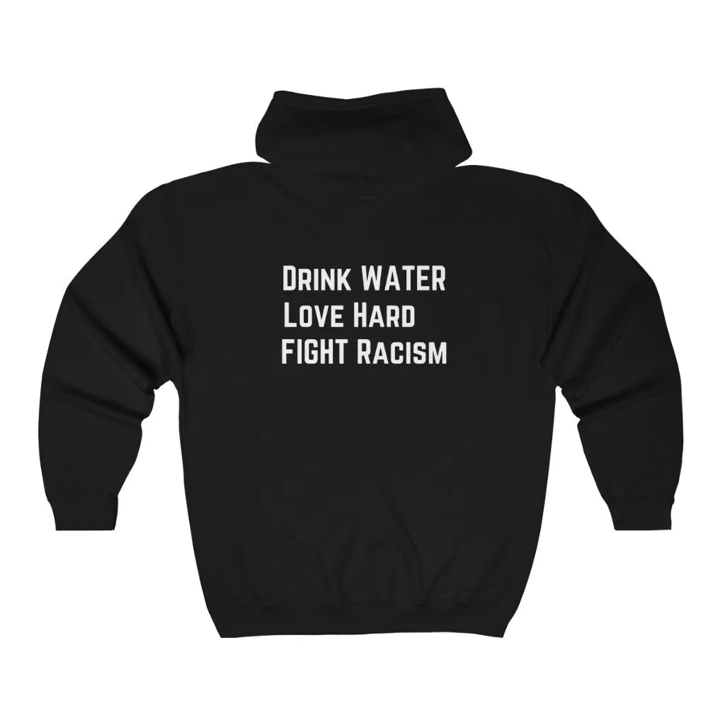 Drink Water Unisex Full Zip Hoodie