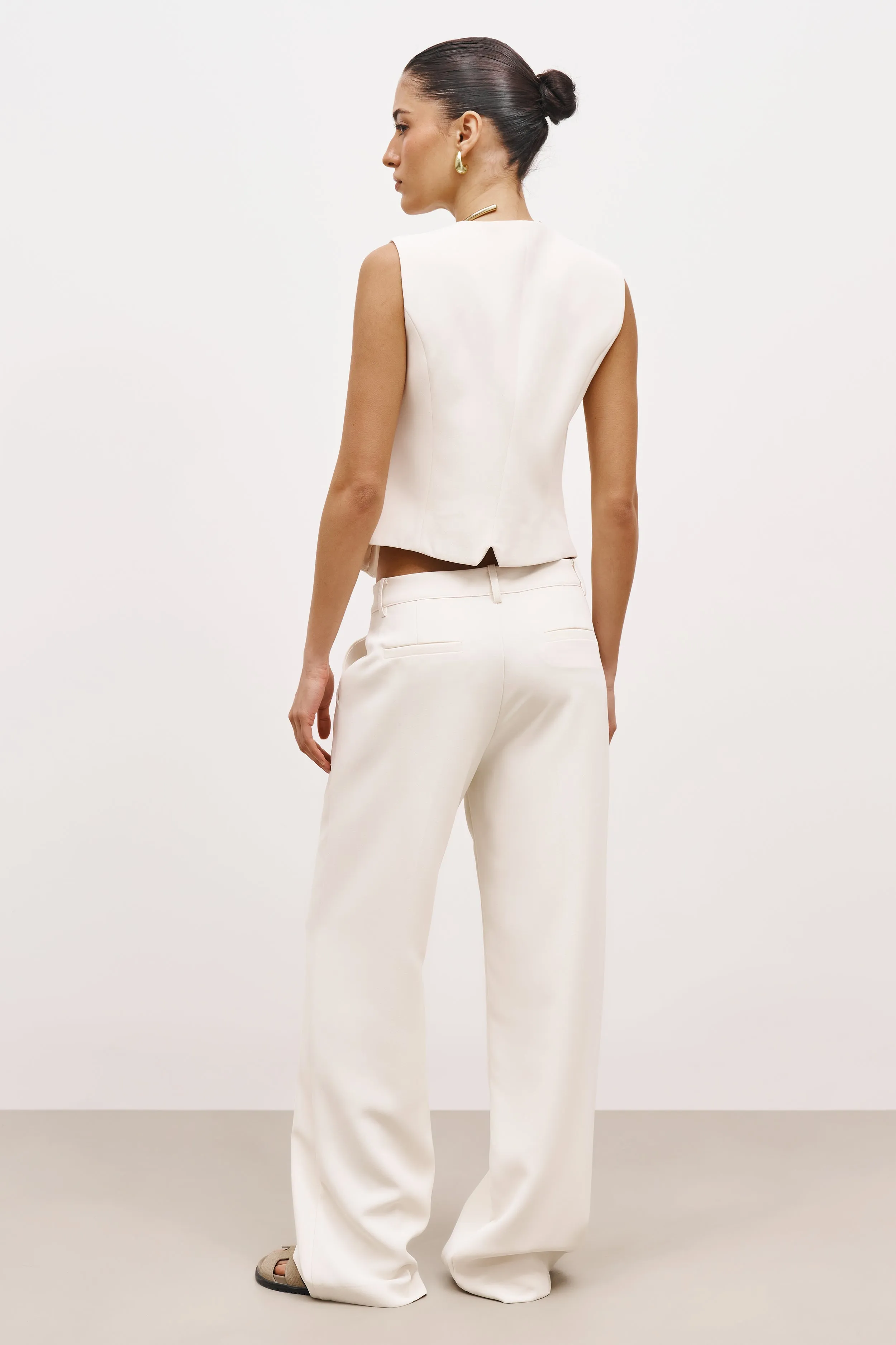 Effortless Waistcoat - Cream