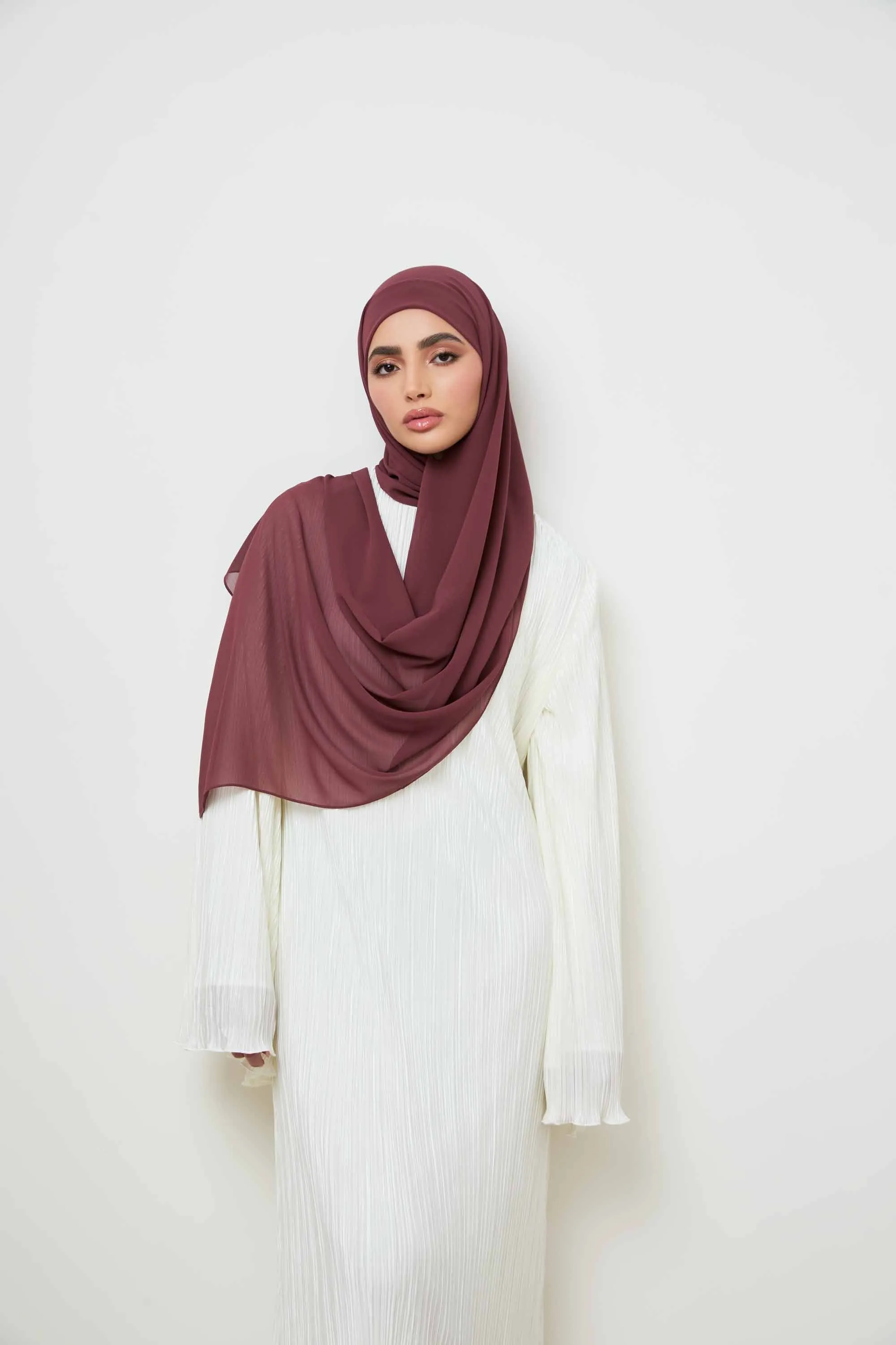 Essential Chiffon Hijab - Wild Ginger