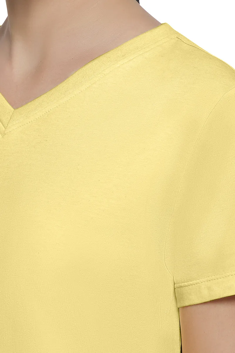 Essential V-neck Tee - Sunshine