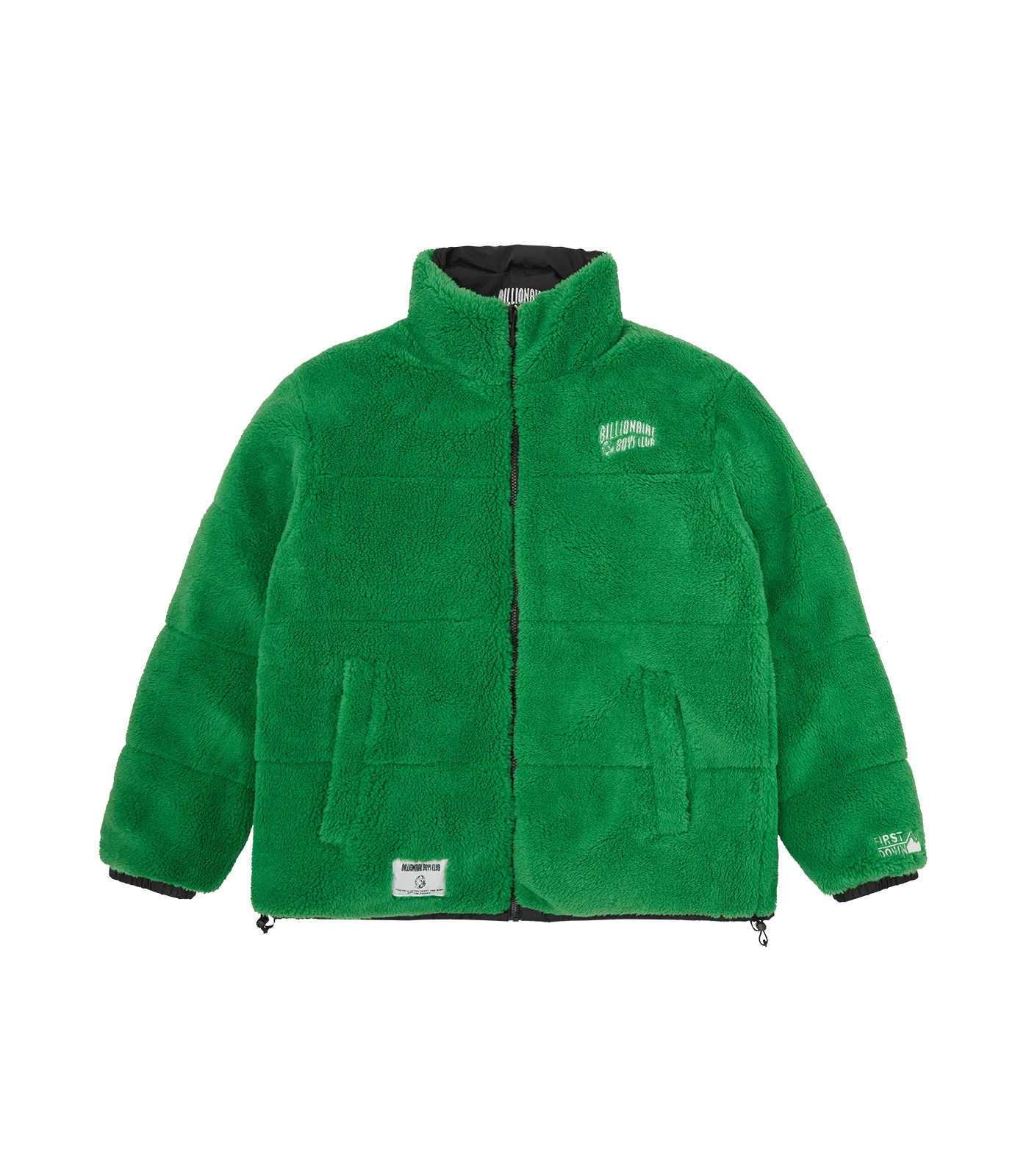 FIRST DOWN REVERSIBLE BUBBLE DOWN JACKET - GREEN/BLACK