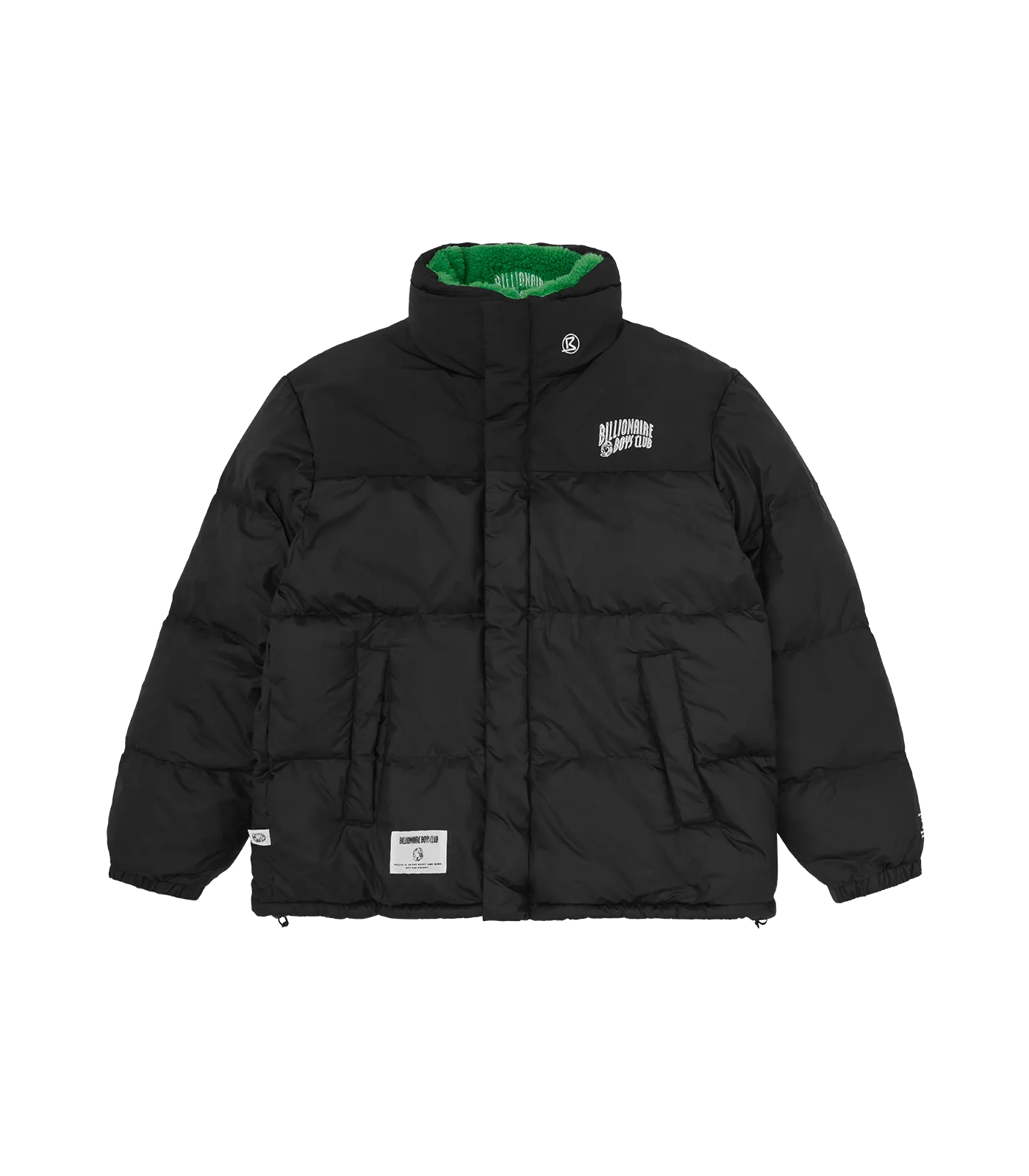 FIRST DOWN REVERSIBLE BUBBLE DOWN JACKET - GREEN/BLACK